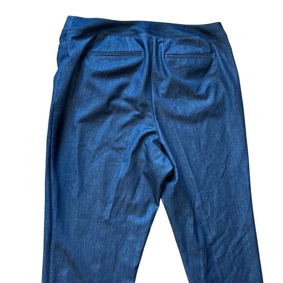 Lane Bryant Denim Chambray Trouser Dress Pants - Picture 7 of 8